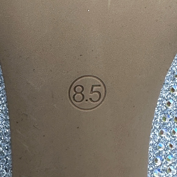 Sparkling Silver Elisabet Tang NEW STUNNING 5” Rhinestone Heels PERFECTION 8.5 M - Picture 12 of 16